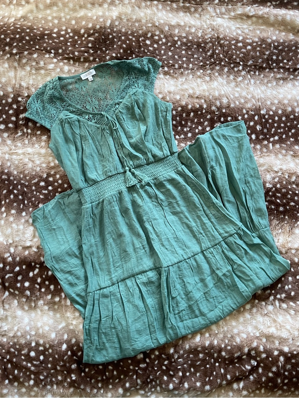 Green Luxology dress